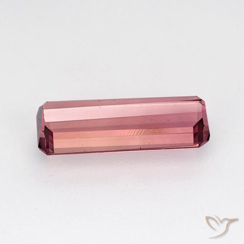9,17 ctw natürlicher Dunkelpink Turmalin, Oktagonschliff, VVS