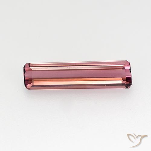 1.24ct Natürlicher Mittelrosa Turmalin, Oktagonschliff, VVS, Photo A