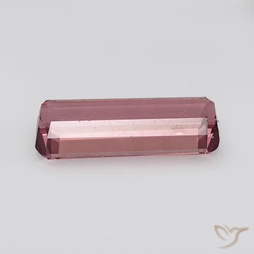 9,17 ctw natürlicher orange-rosa Turmalin, Oktagonschliff, VVS
