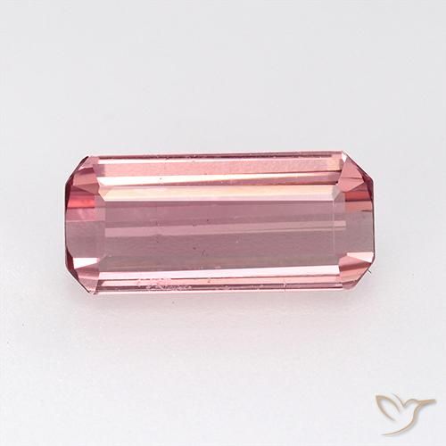 1.54ct Natürlicher Helles Hot Pink Turmalin, Smaragdschliff, VVS