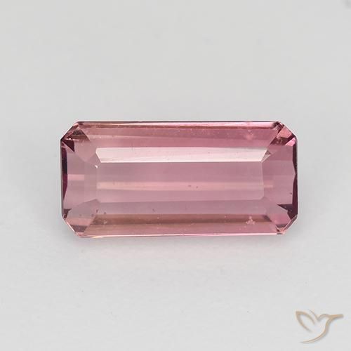 1.18ct Natürlicher Intensives Rosa Turmalin, Smaragdschliff, VVS