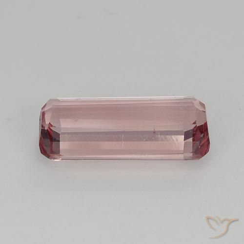 9,17 ctw natürlicher Light Candy Apfelrot Turmalin, Oktagonschliff, VVS-VS