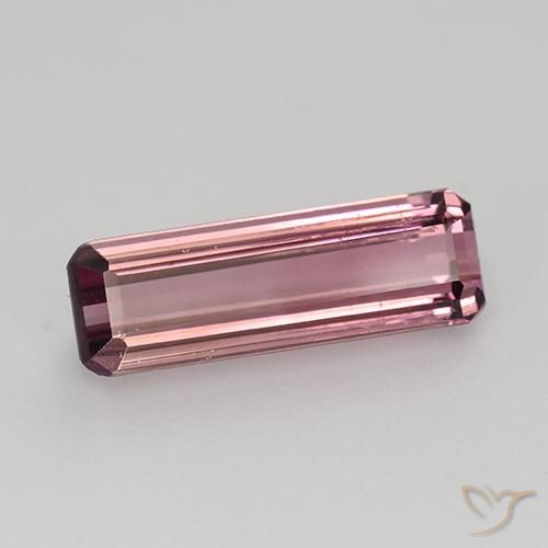 9,17 ctw natürlicher rötlich-rosa Turmalin, Oktagonschliff, VS