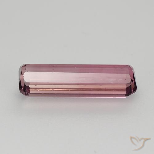 9,17 ctw natürlicher rötlich-rosa Turmalin, Oktagonschliff, VS