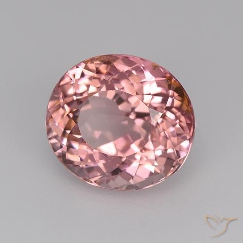 9,17 ctw natürlicher Kaugummi Rosa Turmalin, Oval, VVS-VS