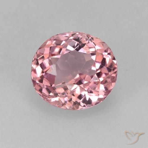 1.35ct Natürlicher Hellrosa Kaugummi Turmalin, Oval, VS