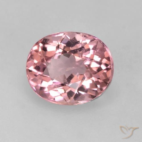 9,17 ctw natürlicher Kaugummi Rosa Turmalin, Oval, VS