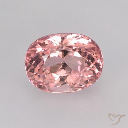1.76ct Natürlicher orange-rosa Turmalin, Oval, VS