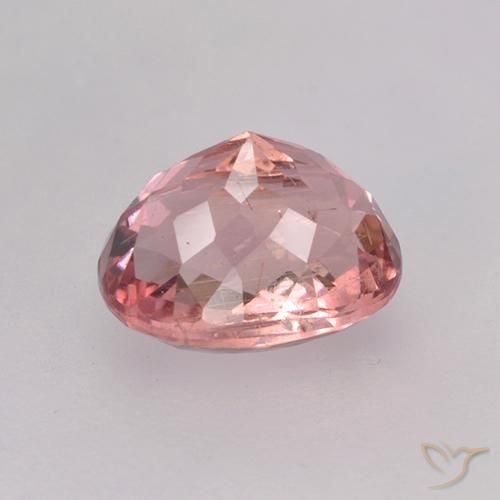 9,17 ctw natürlicher orange-rosa Turmalin, Oval, VS