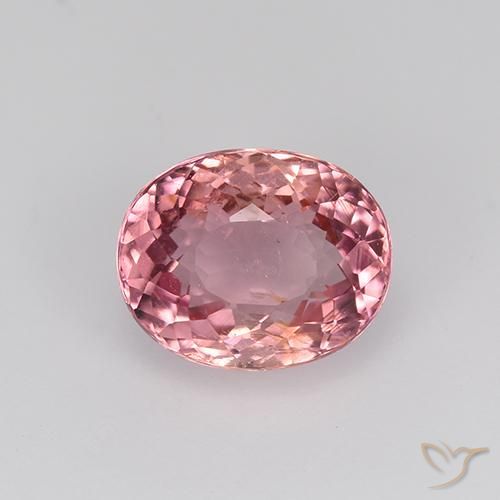 1.54ct Natürlicher pink Turmalin, Oval, VVS-VS