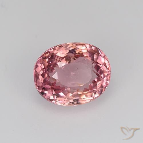9,17 ctw natürlicher pink Turmalin, Oval, VVS-VS