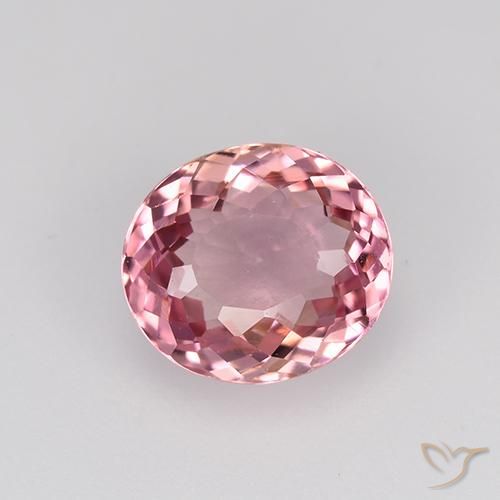1.38ct Natürlicher Helles Hot Pink Turmalin, Oval, VVS-VS