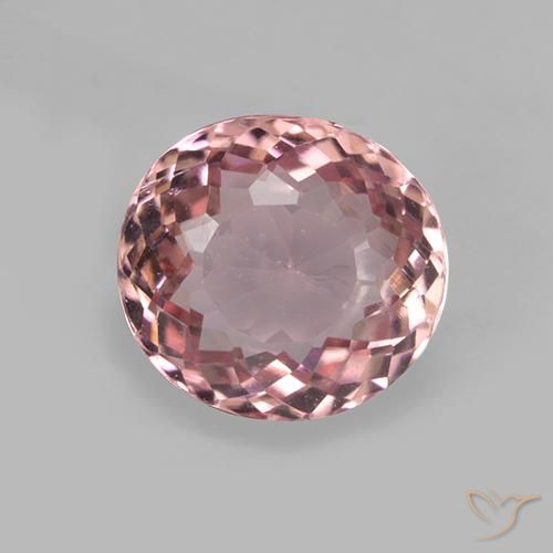 1.61ct Natürlicher hellrosa Turmalin, Oval, VVS-VS