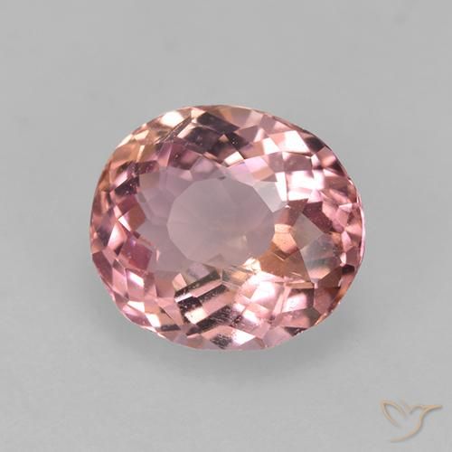 9,17 ctw natürlicher Helles Hot Pink Turmalin, Oval, VS