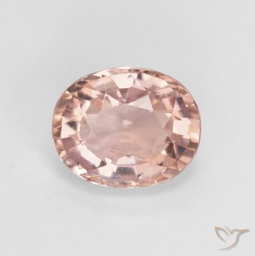 1.61ct Natürlicher Indisches Rot Turmalin, Oval, VS