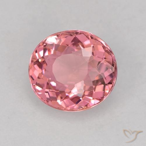 9,17 ctw natürlicher Pink-Ton Turmalin, Oval, VVS-VS