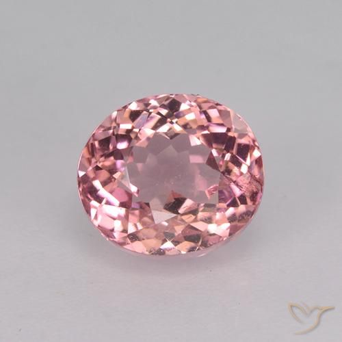 1.65ct Natürlicher Mittelrosa Turmalin, Oval, VS