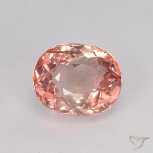 1.48ct Natürlicher Mittelrosa Turmalin, Oval, VS