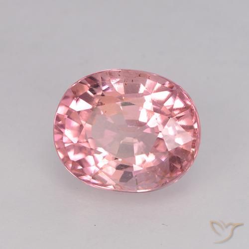 9,17 ctw natürlicher Helles Hot Pink Turmalin, Oval, VS