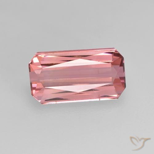 1.64ct Natürlicher Kaugummi Rosa Turmalin, Smaragdschliff, VS