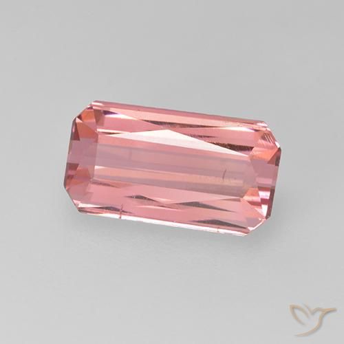 9,17 ctw natürlicher Kaugummi Rosa Turmalin, Oktagonschliff, VS