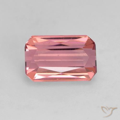 1.33ct Natürlicher Kaugummi Rosa Turmalin, Smaragdschliff, VVS-VS