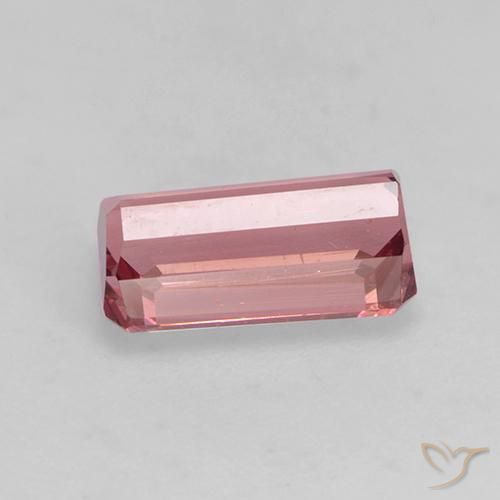9,17 ctw natürlicher orange-rosa Turmalin, Oktagonschliff, VVS-VS