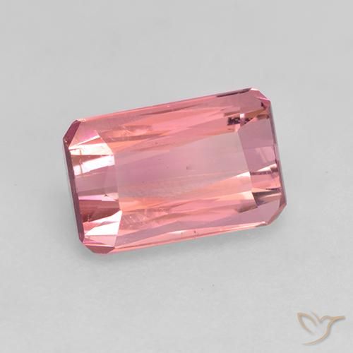 9,17 ctw natürlicher Helles Hot Pink Turmalin, Oktagonschliff, VVS-VS