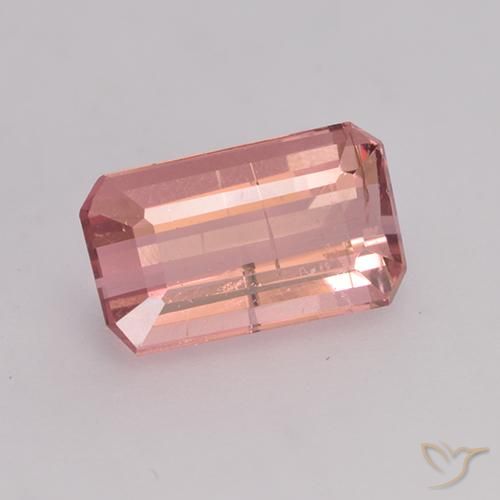9,17 ctw natürlicher Light Candy Apfelrot Turmalin, Oktagonschliff, SI