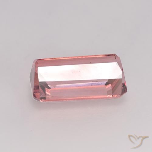 9,17 ctw natürlicher orange-rosa Turmalin, Oktagonschliff, VVS-VS