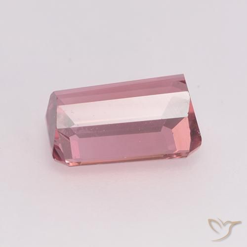 9,17 ctw natürlicher orange-rosa Turmalin, Oktagonschliff, VVS-VS