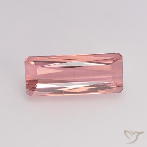 1.81ct Natürlicher hellrosa Turmalin, Smaragdschliff, VS