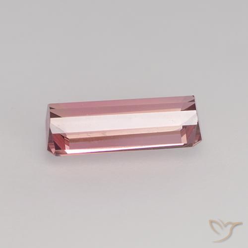 9,17 ctw natürlicher orange-rosa Turmalin, Oktagonschliff, VS