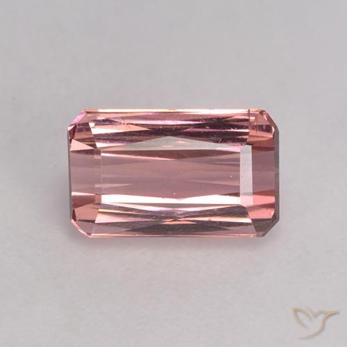 1.20ct Natürlicher Helles Hot Pink Turmalin, Smaragdschliff, VS