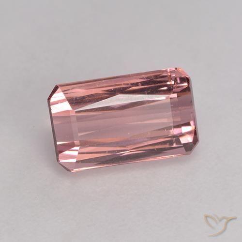 9,17 ctw natürlicher Helles Hot Pink Turmalin, Oktagonschliff, VS