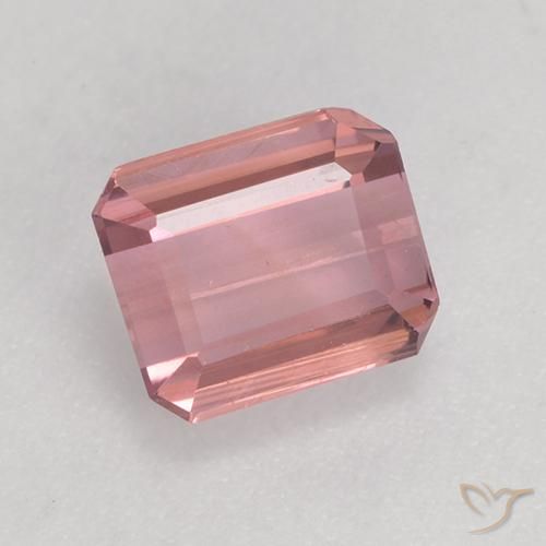 9,17 ctw natürlicher Helles Hot Pink Turmalin, Oktagonschliff, VS