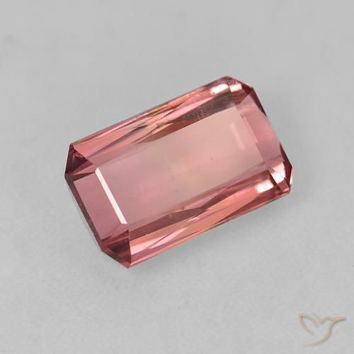 9,17 ctw natürlicher Rosenholz Rosa Turmalin, Oktagonschliff, VVS-VS
