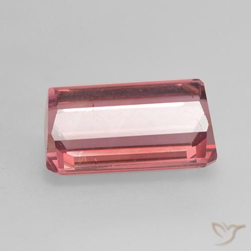 9,17 ctw natürlicher Dunkelpink Turmalin, Oktagonschliff, VS