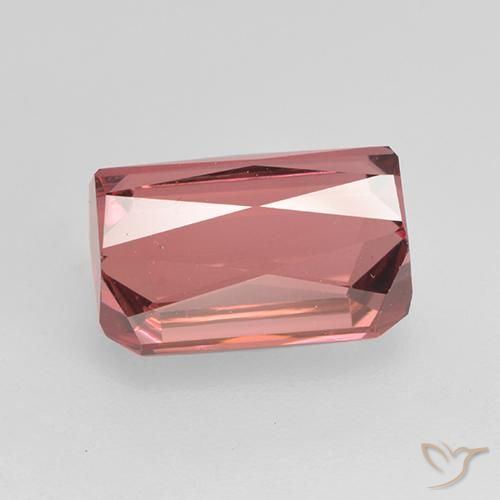 9,17 ctw natürlicher Dunkelpink Turmalin, Oktagonschliff, VS