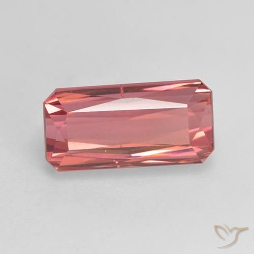 9,17 ctw natürlicher rötlich-rosa Turmalin, Oktagonschliff, VS-SI