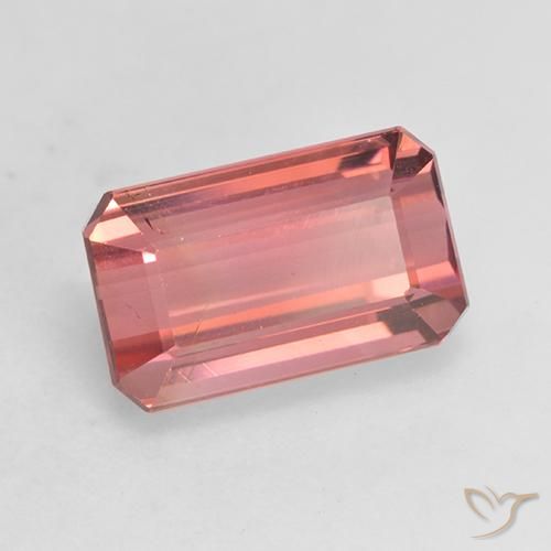 9,17 ctw natürlicher Rosenholz Rosa Turmalin, Oktagonschliff, VS
