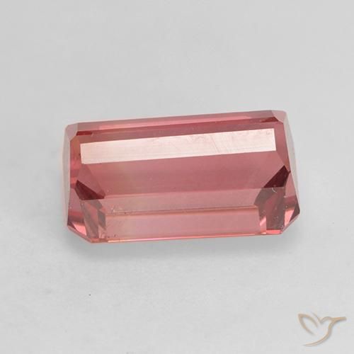 9,17 ctw natürlicher Rosenholz Rosa Turmalin, Oktagonschliff, VS