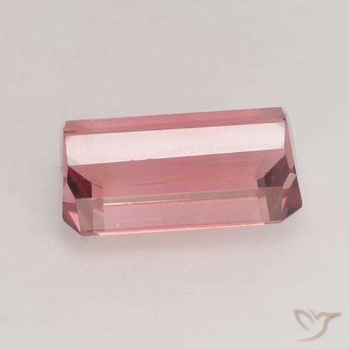 9,17 ctw natürlicher orange-rosa Turmalin, Oktagonschliff, VVS-VS