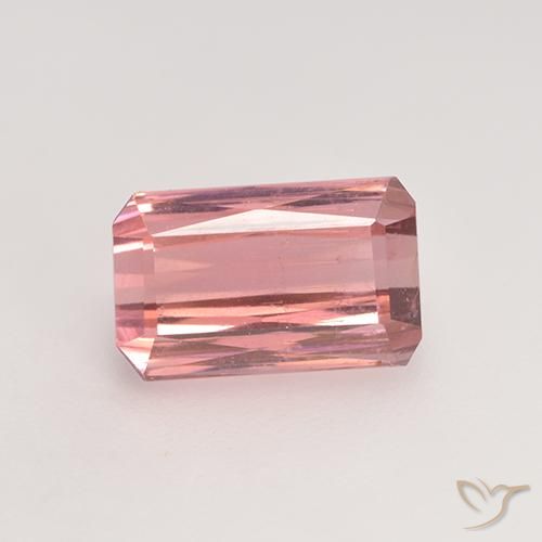2.38ct Natürlicher Kaugummi Rosa Turmalin, Smaragdschliff, VS-SI