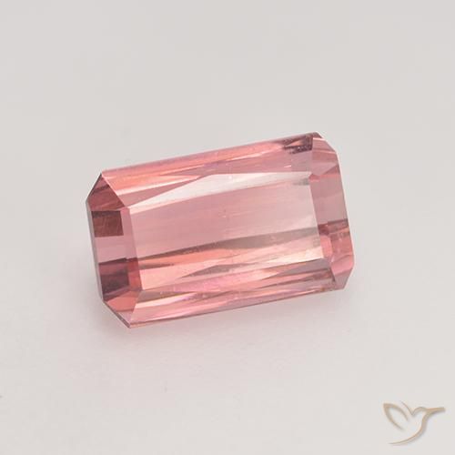 9,17 ctw natürlicher Kaugummi Rosa Turmalin, Oktagonschliff, VS-SI