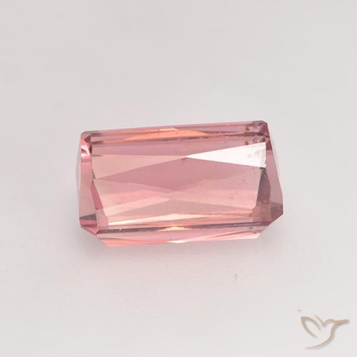 9,17 ctw natürlicher Kaugummi Rosa Turmalin, Oktagonschliff, VS-SI