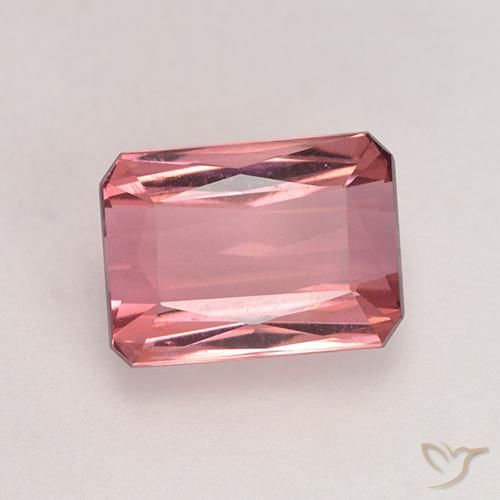 2.44ct Natürlicher Intensives Rosa Turmalin, Smaragdschliff, VVS-VS