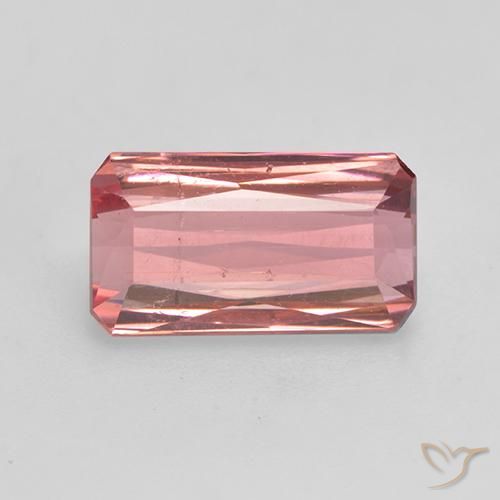 2.64ct Natürlicher Intensives Rosa Turmalin, Oktagonschliff, SI, Photo A