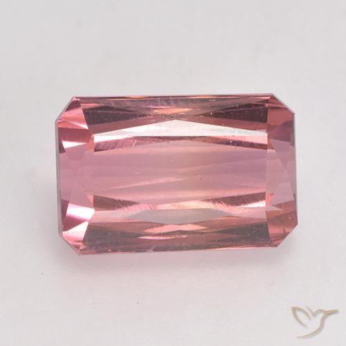 3.73ct Natürlicher Königslila Turmalin, Smaragdschliff, VS