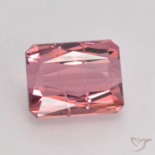 3.41ct Natürlicher Königslila Turmalin, Smaragdschliff, SI